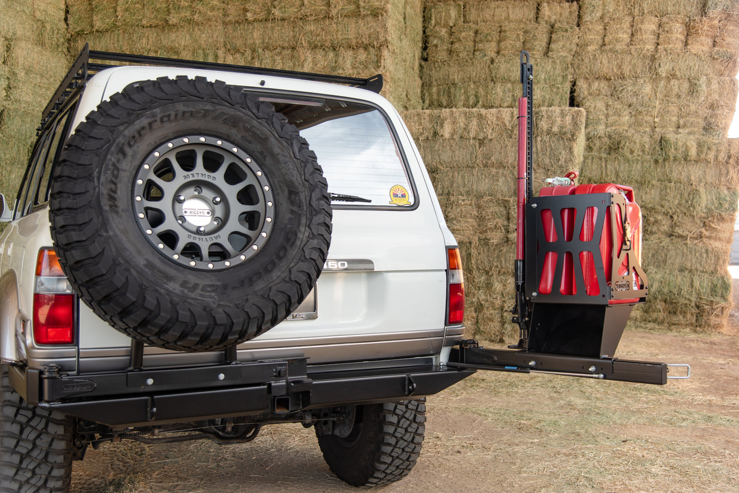 80 Series Dual Swing Rear Bumper.