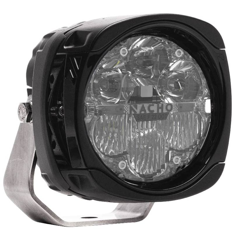 NACHO Quatro SAE Fog/Spot Combo White Projection - Street Legal 3-N-1 Lighting Pair