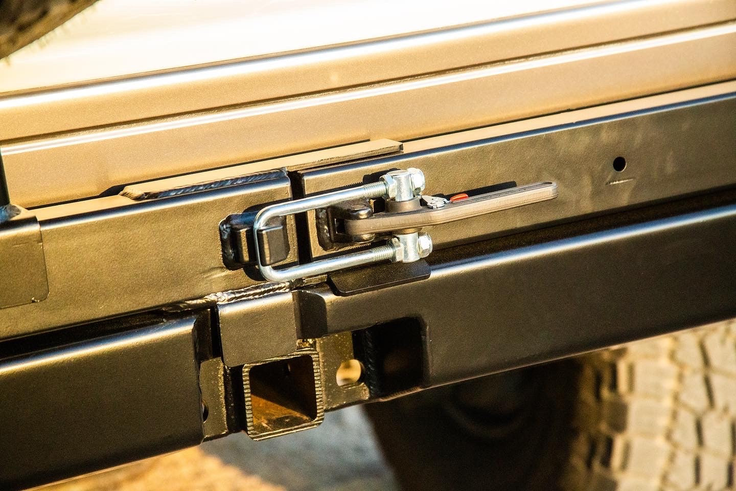 80 Series Dual Swing Rear Bumper.